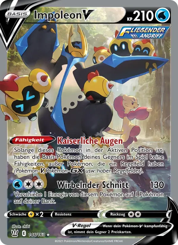 Impoleon V — Kampfstile 146 German Pokémon card