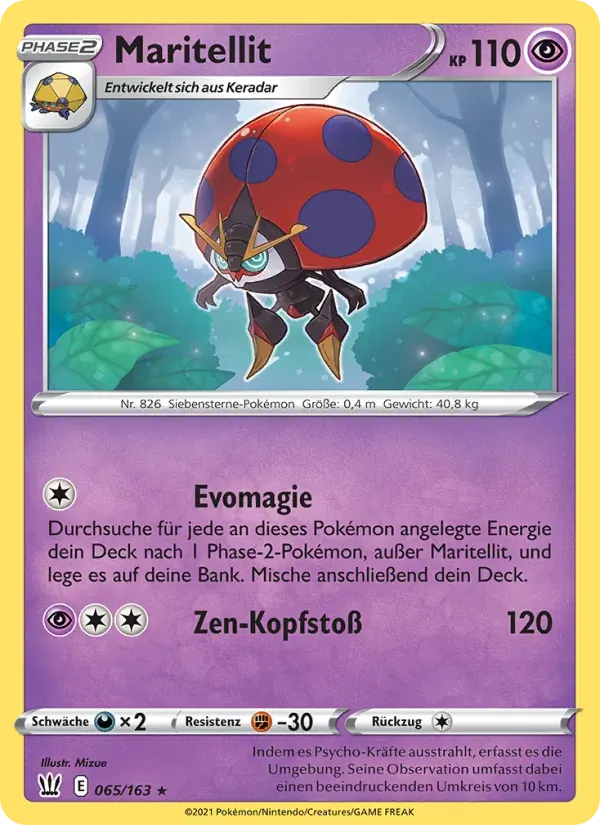 Maritellit — Kampfstile 65 German Pokémon card