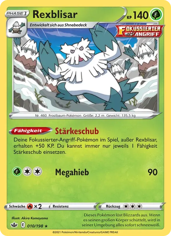 Rexblisar — Schaurige Herrschaft 10 German Pokémon card