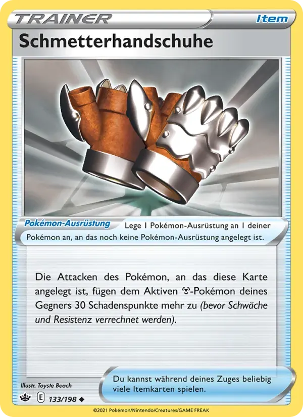 Schmetterhandschuhe — Schaurige Herrschaft 133 German Pokémon card