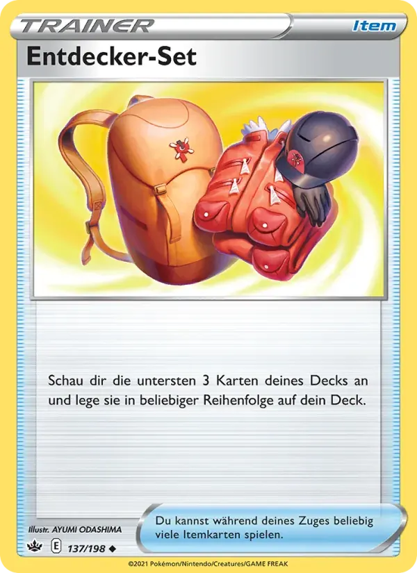 Entdecker-Set — Schaurige Herrschaft 137 German Pokémon card