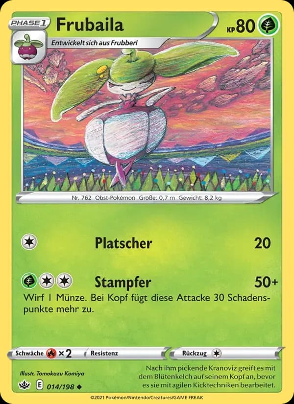 Frubaila — Schaurige Herrschaft 14 German Pokémon card
