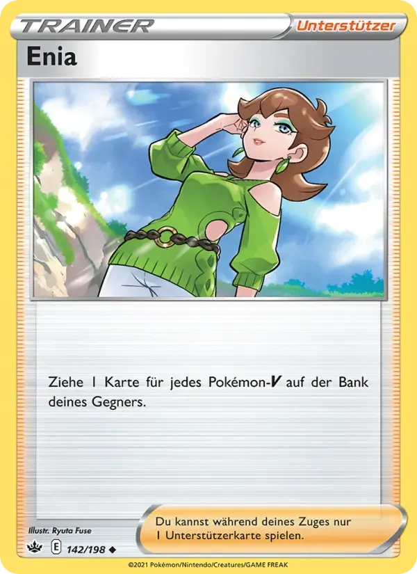 Enia — Schaurige Herrschaft 142 German Pokémon card