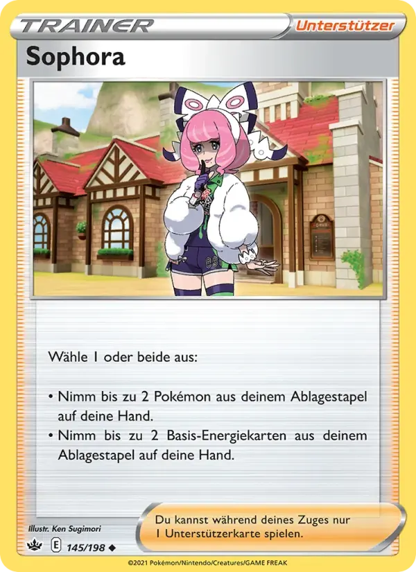 Sophora — Schaurige Herrschaft 145 German Pokémon card