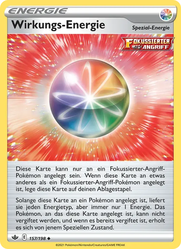Wirkungs-Energie — Schaurige Herrschaft 157 German Pokémon card