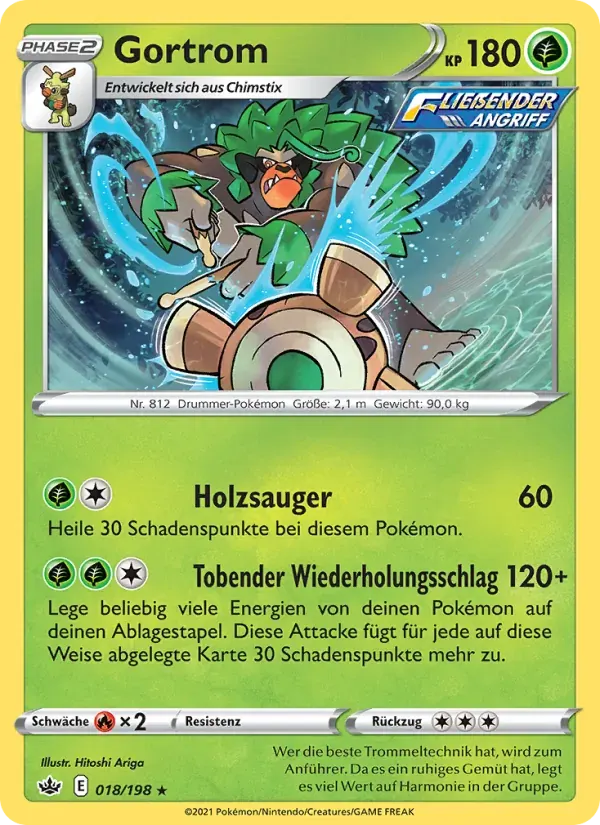 Gortrom — Schaurige Herrschaft 18 German Pokémon card