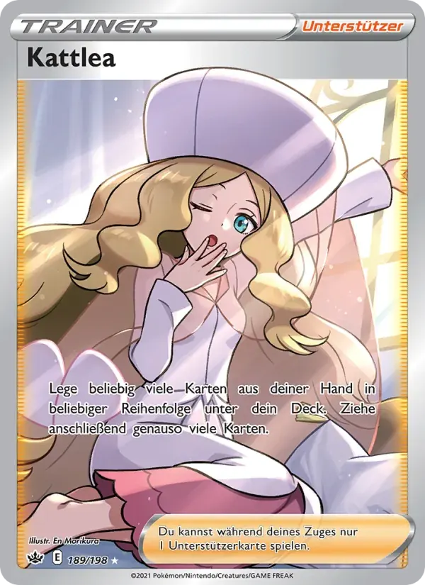 Kattlea — Schaurige Herrschaft 189 German Pokémon card