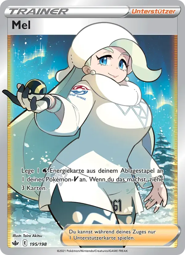 Mel — Schaurige Herrschaft 195 German Pokémon card