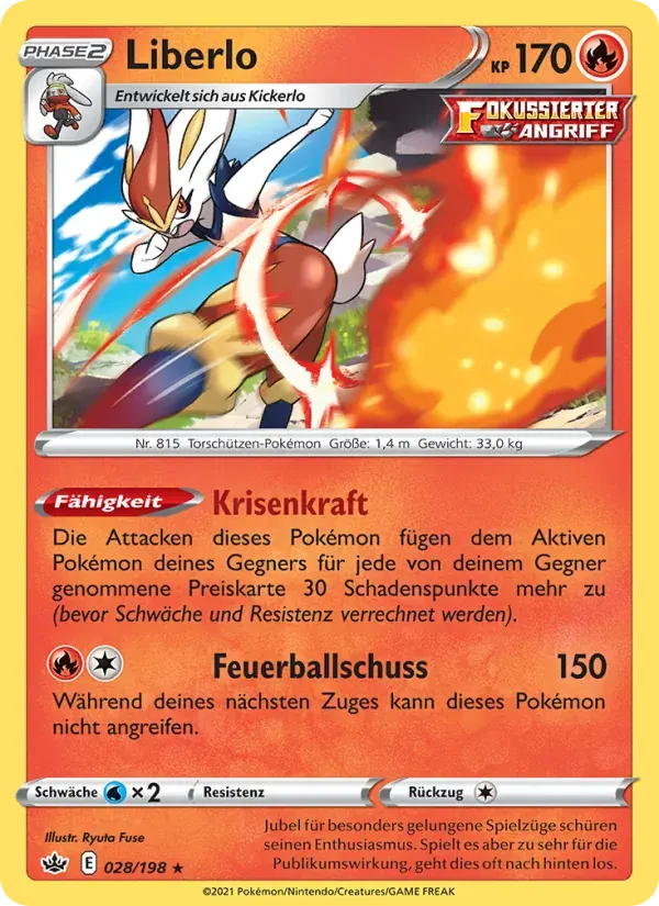 Liberlo — Schaurige Herrschaft 28 German Pokémon card