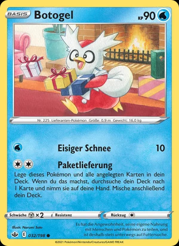 Botogel — Schaurige Herrschaft 32 German Pokémon card