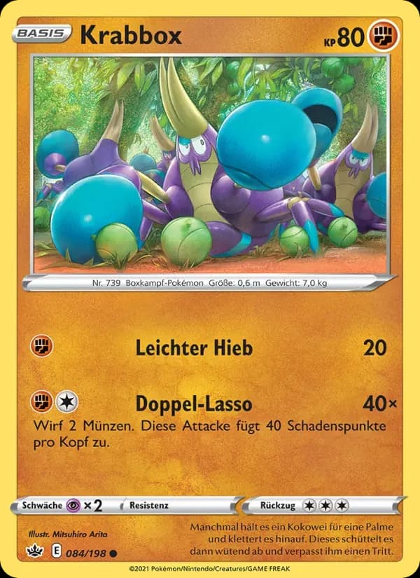 Krabbox — Schaurige Herrschaft 84 German Pokémon card