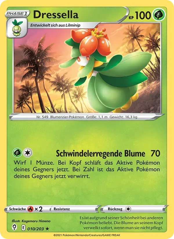 Dressella — Drachenwandel 10 German Pokémon card