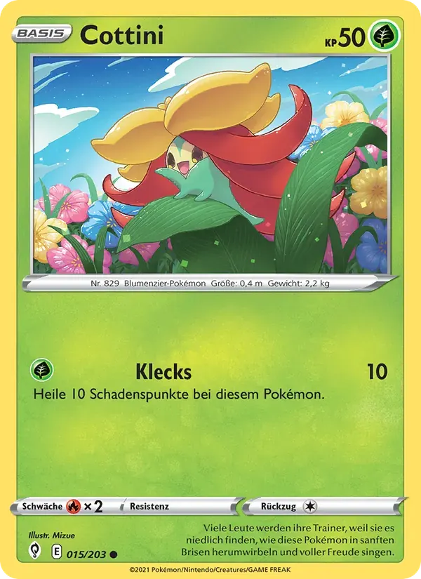 Cottini — Drachenwandel 15 German Pokémon card