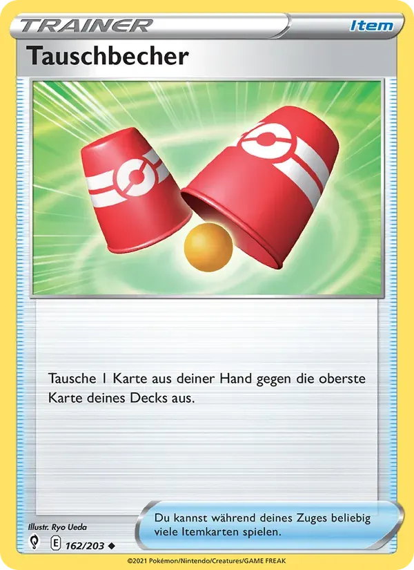Tauschbecher — Drachenwandel 162 German Pokémon card