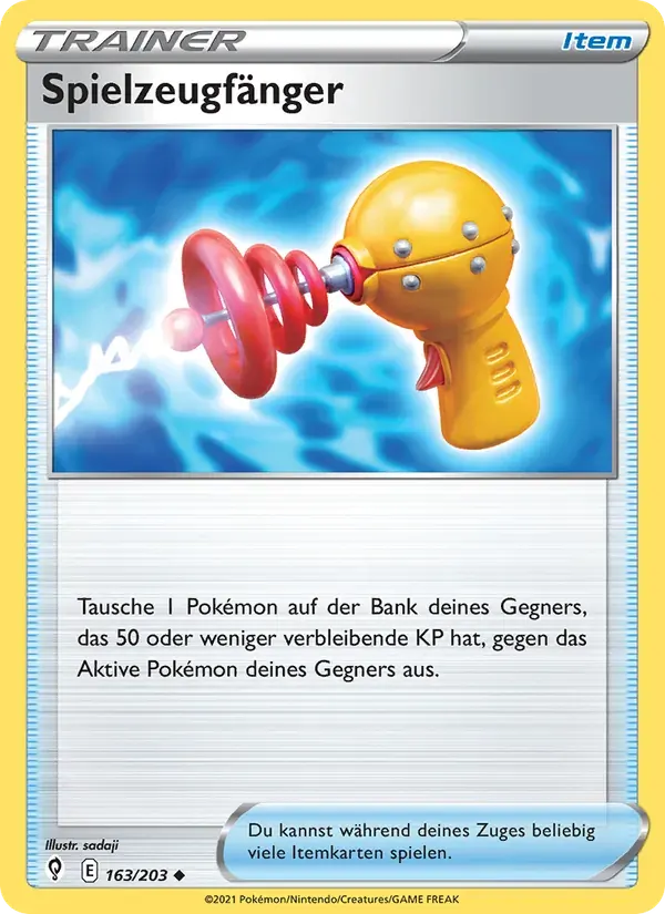 Spielzeugfänger — Drachenwandel 163 German Pokémon card