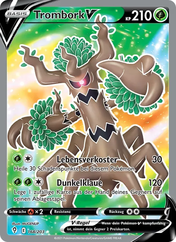 Trombork V — Drachenwandel 168 German Pokémon card