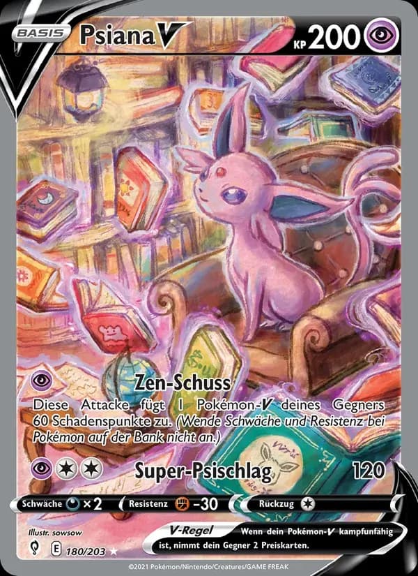 Psiana V — Drachenwandel 180 German Pokémon card