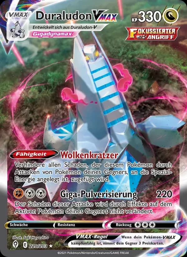 Duraludon VMAX — Drachenwandel 220 German Pokémon card