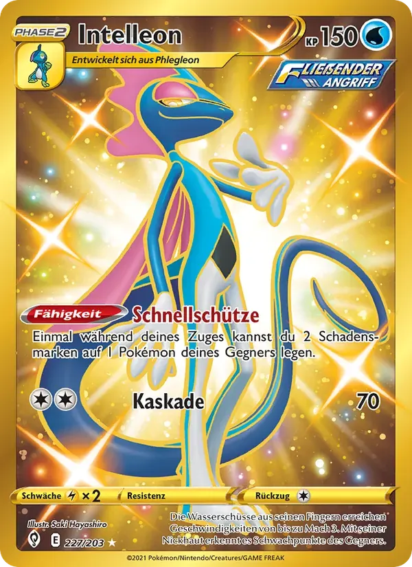 Intelleon — Drachenwandel 227 German Pokémon card