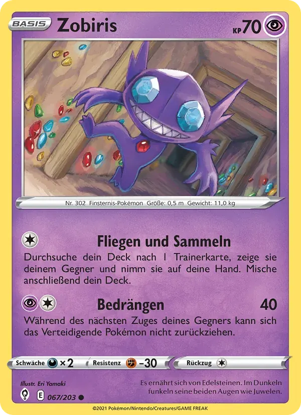 Zobiris — Drachenwandel 67 German Pokémon card