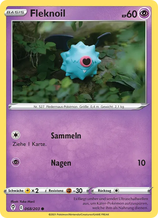 Fleknoil — Drachenwandel 68 German Pokémon card