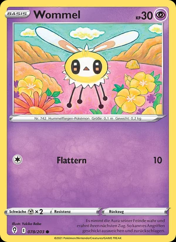 Wommel — Drachenwandel 78 German Pokémon card