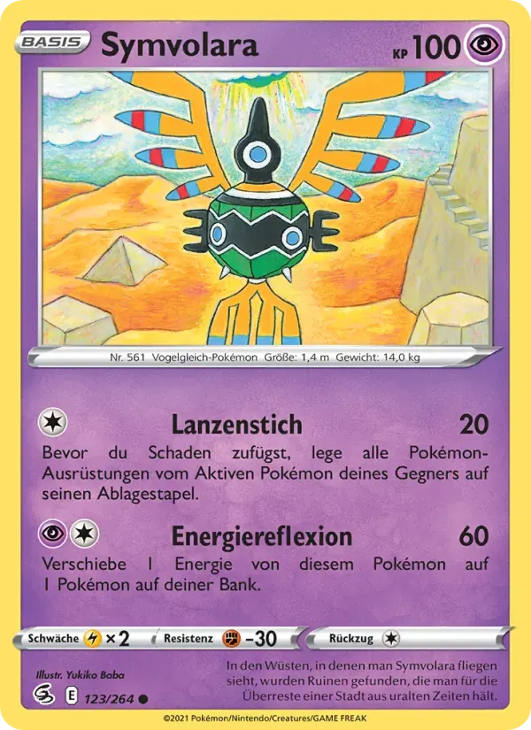 Symvolara — Fusionsangriff 123 German Pokémon card