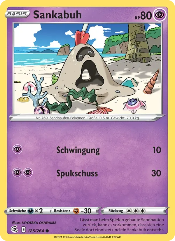 Sankabuh — Fusionsangriff 125 German Pokémon card