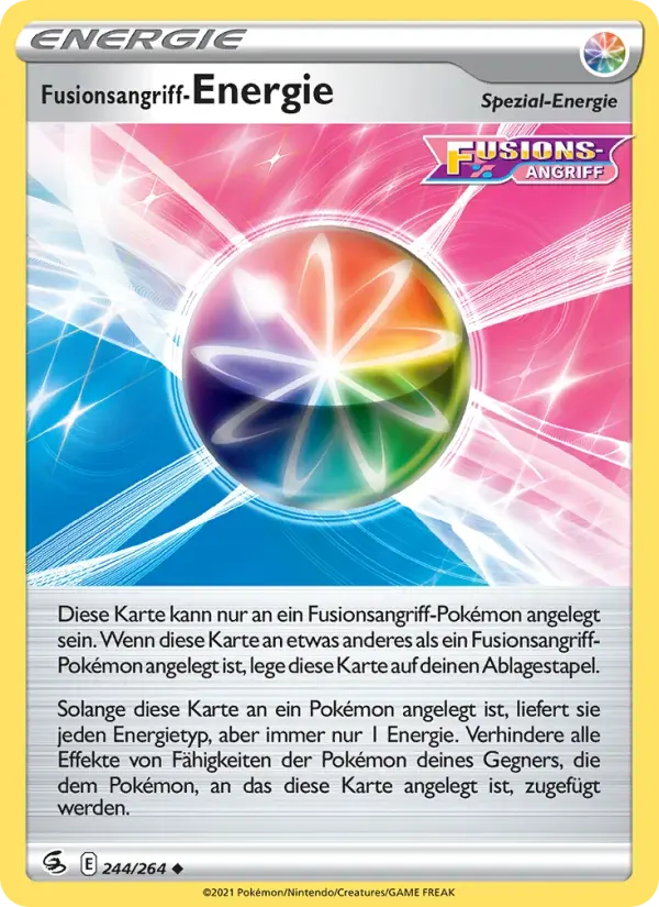 Fusionsangriff-Energie — Fusionsangriff 244 German Pokémon card