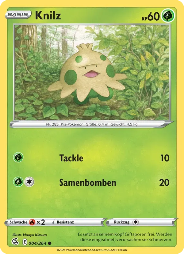 Knilz — Fusionsangriff 4 German Pokémon card