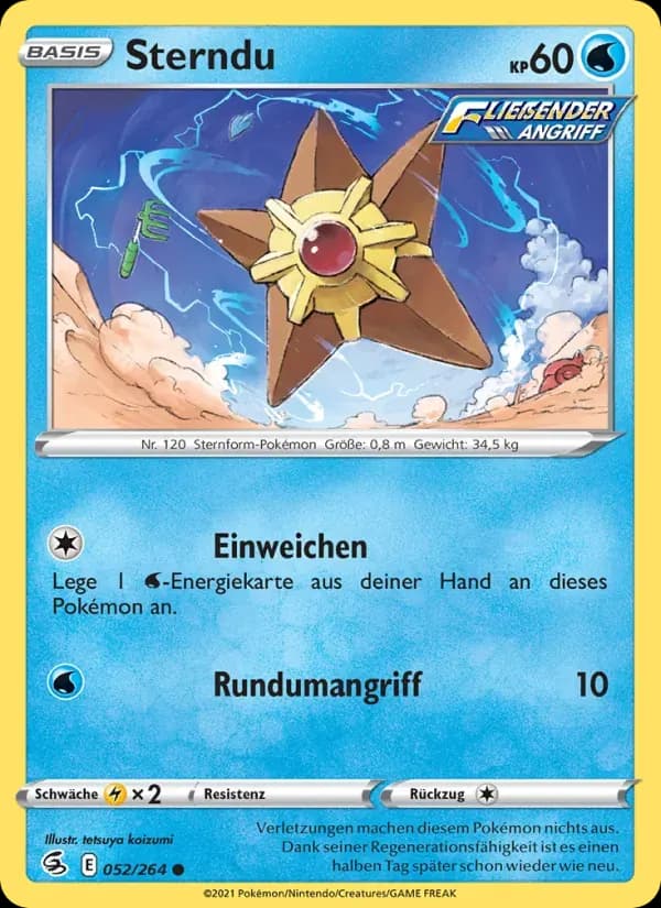 Sterndu — Fusionsangriff 52 German Pokémon card