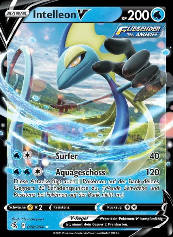 Intelleon V — Fusionsangriff 78 German Pokémon card