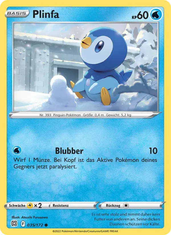 Plinfa — Strahlende Sterne 35 German Pokémon card