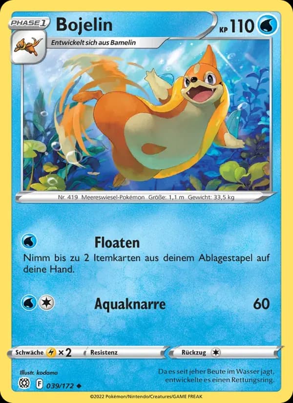 Bojelin — Strahlende Sterne 39 German Pokémon card