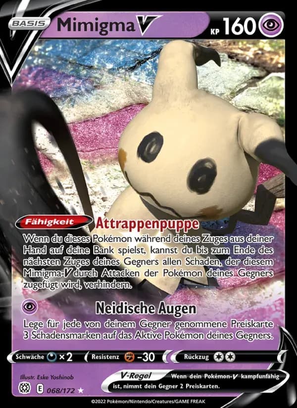 Mimigma V — Strahlende Sterne 68 German Pokémon card