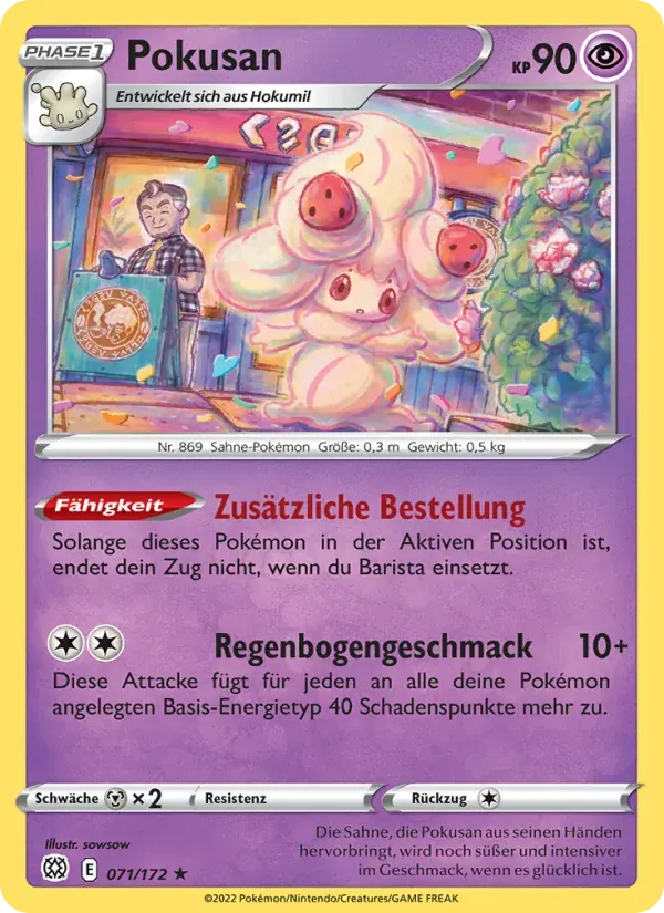Pokusan — Strahlende Sterne 71 German Pokémon card