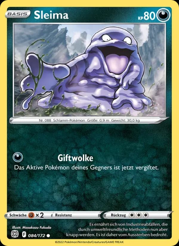 Sleima — Strahlende Sterne 84 German Pokémon card