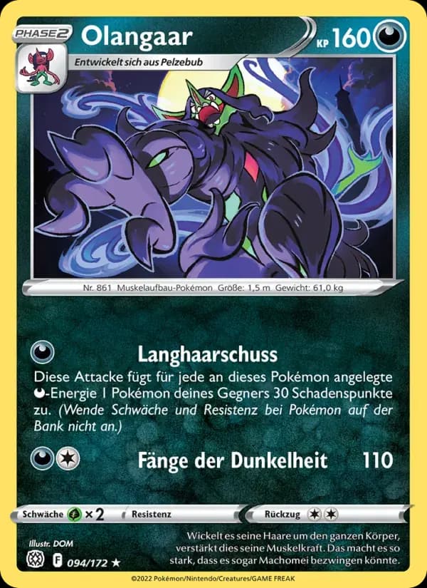 Olangaar — Strahlende Sterne 94 German Pokémon card