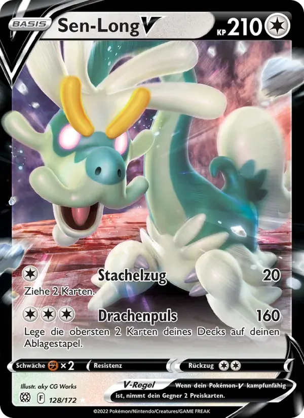 Sen-Long V — Strahlende Sterne 128 German Pokémon card