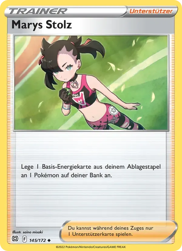 Marys Stolz — Strahlende Sterne 145 German Pokémon card