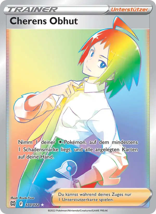Cherens Obhut — Strahlende Sterne 177 German Pokémon card