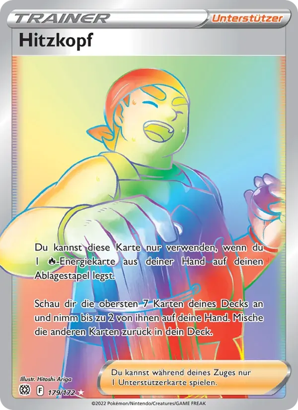 Hitzkopf — Strahlende Sterne 179 German Pokémon card