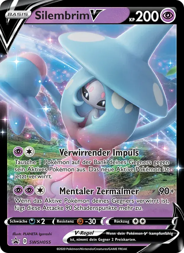 Silembrim V — SCSC Promokarten SWSH055 German Pokémon card