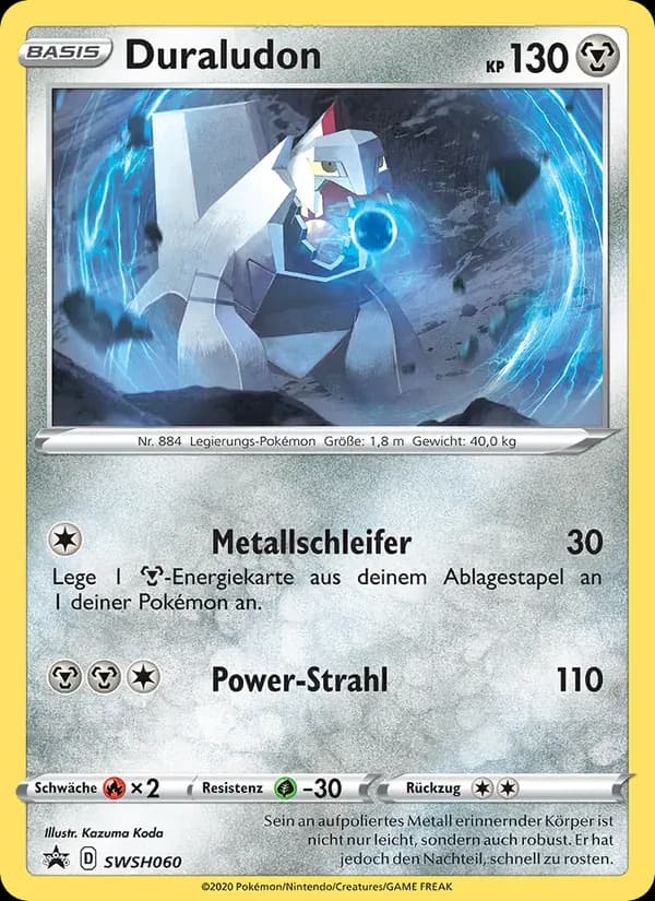 Duraludon — SCSC Promokarten SWSH060 German Pokémon card
