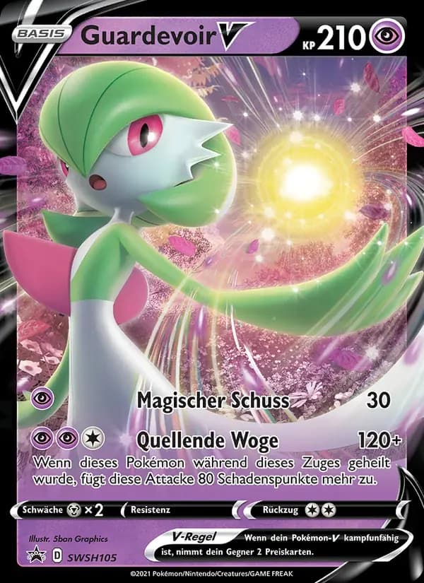 Guardevoir V — SCSC Promokarten SWSH105 German Pokémon card