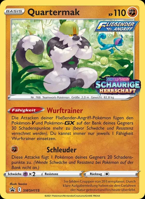 Quartermak — SCSC Promokarten SWSH115 German Pokémon card