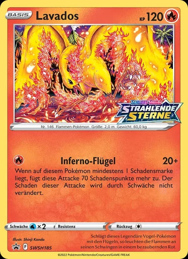 Lavados — SCSC Promokarten SWSH185 German Pokémon card