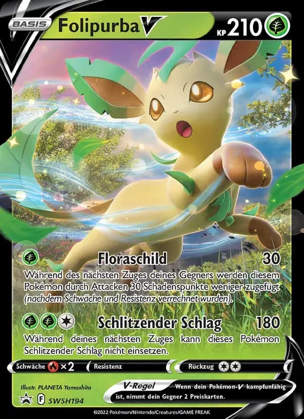 Folipurba V — SCSC Promokarten SWSH194 German Pokémon card