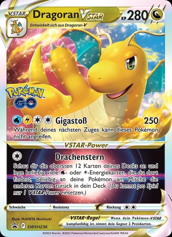 Dragoran VSTAR — SCSC Promokarten SWSH236 German Pokémon card