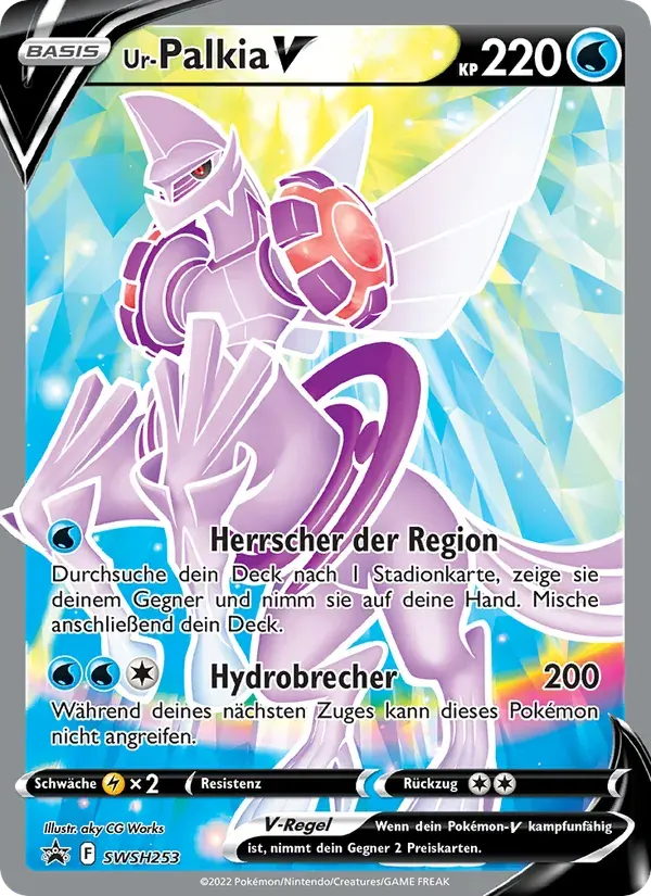Ur-Palkia V — SCSC Promokarten SWSH253 German Pokémon card